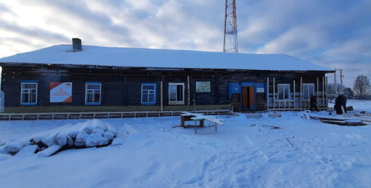 Дом культуры в поселке Зайчики Бабушкинского района капитально ремонтируют в рамках нацпроекта «Культура» 